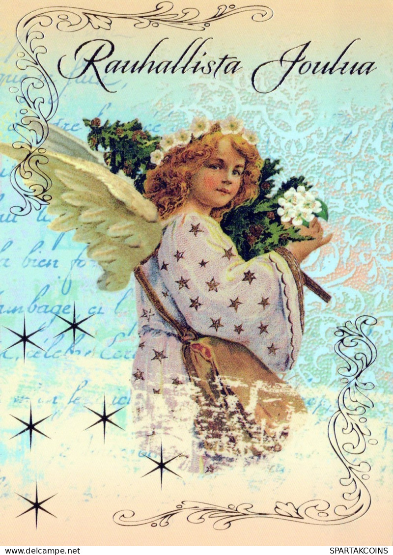 ENGEL WEIHNACHTSFERIEN Feiern & Feste Vintage Ansichtskarte Postkarte CPSM #PAH182.DE - Anges