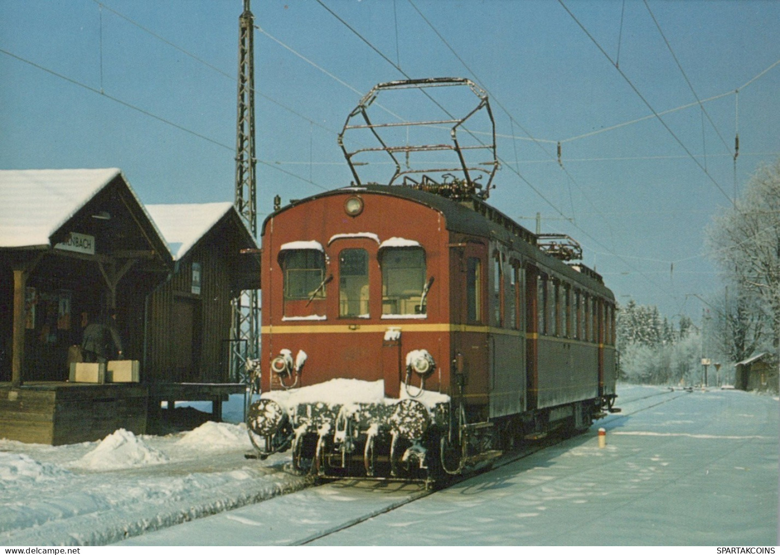 ZUG Schienenverkehr Eisenbahnen Vintage Ansichtskarte Postkarte CPSM #PAA869.DE - Treinen