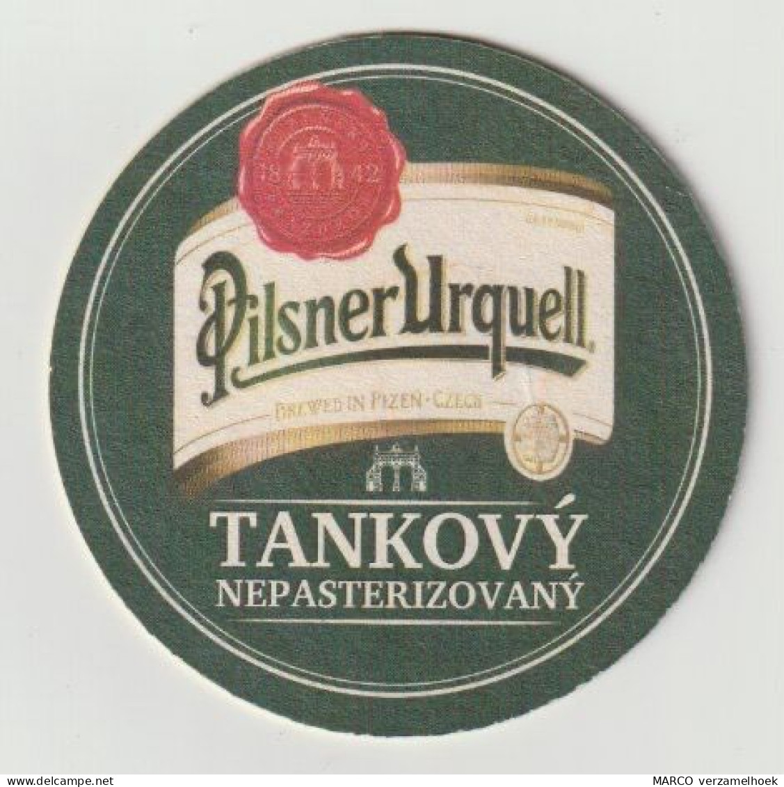 Bierviltje-bierdeckel-beermat Pilsner Urquell Brewery Plzeň Czech Republic (CZ) - Portavasos