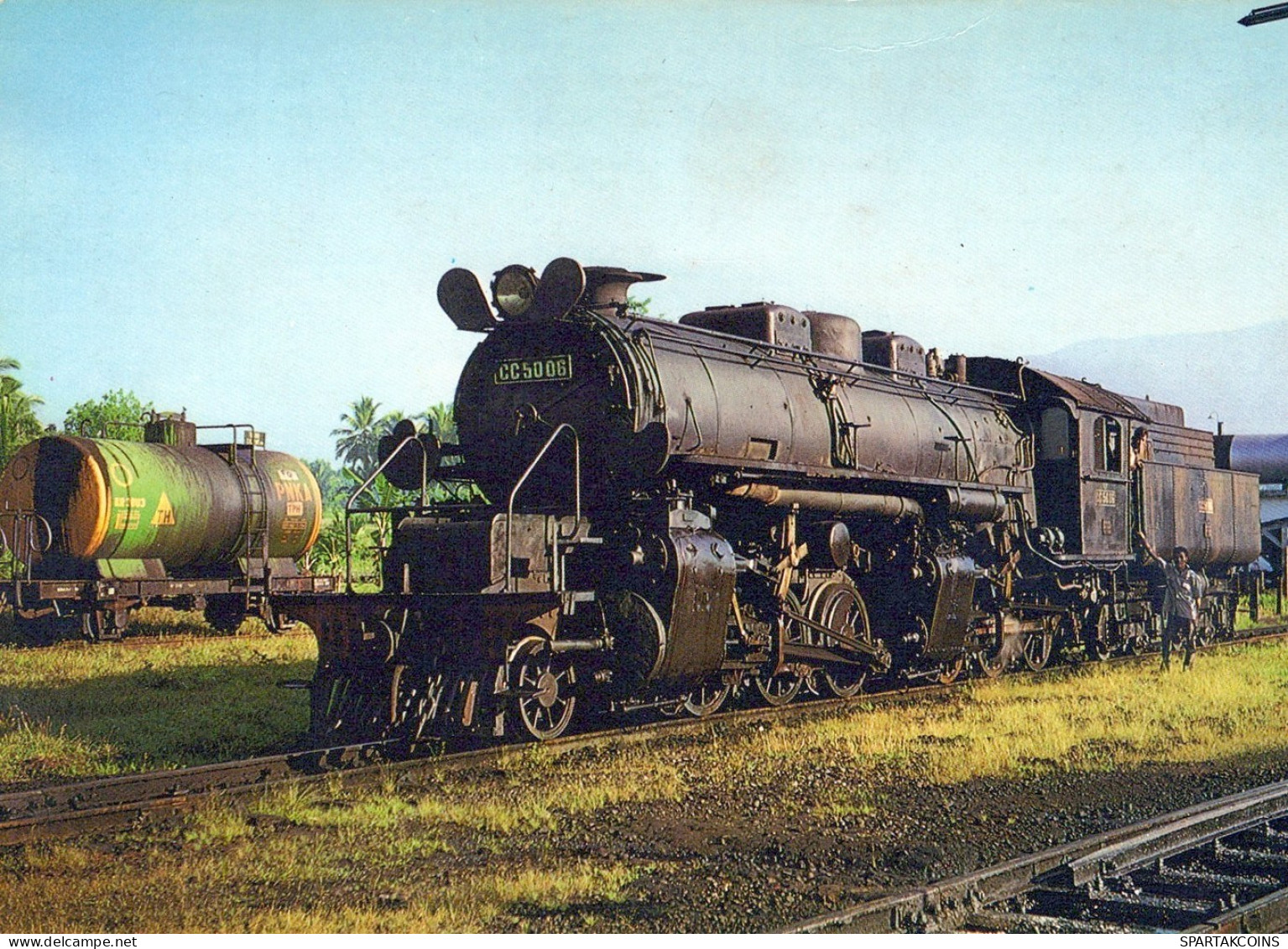 ZUG Schienenverkehr Eisenbahnen Vintage Ansichtskarte Postkarte CPSM #PAA737.DE - Eisenbahnen