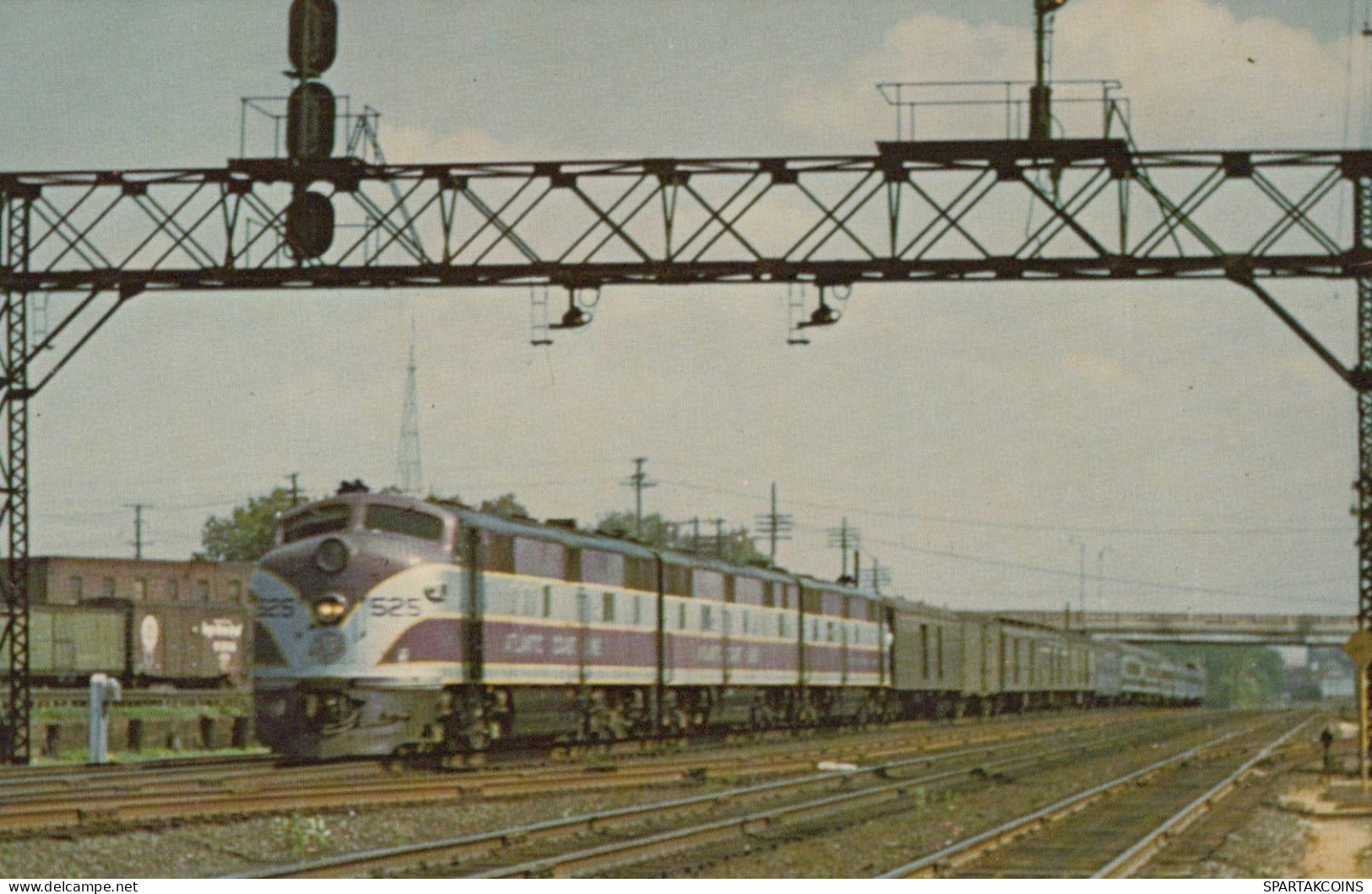 ZUG Schienenverkehr Eisenbahnen Vintage Ansichtskarte Postkarte CPSMF #PAA535.DE - Treinen