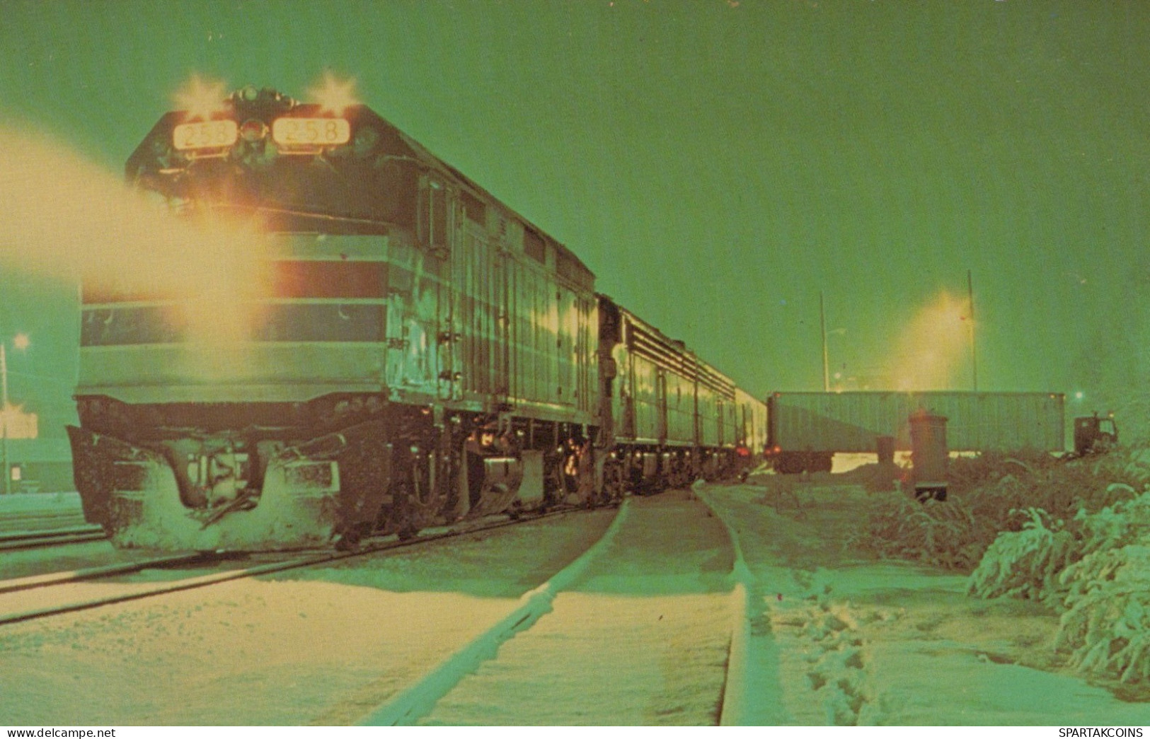 ZUG Schienenverkehr Eisenbahnen Vintage Ansichtskarte Postkarte CPSMF #PAA461.DE - Eisenbahnen