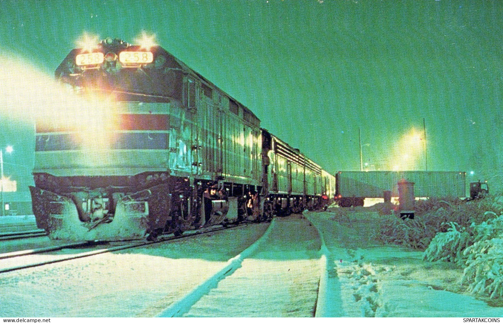 ZUG Schienenverkehr Eisenbahnen Vintage Ansichtskarte Postkarte CPSMF #PAA461.DE - Eisenbahnen