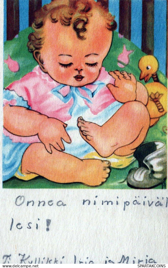 ENFANTS Portrait Vintage Carte Postale CPSMPF #PKG835.FR - Ritratti