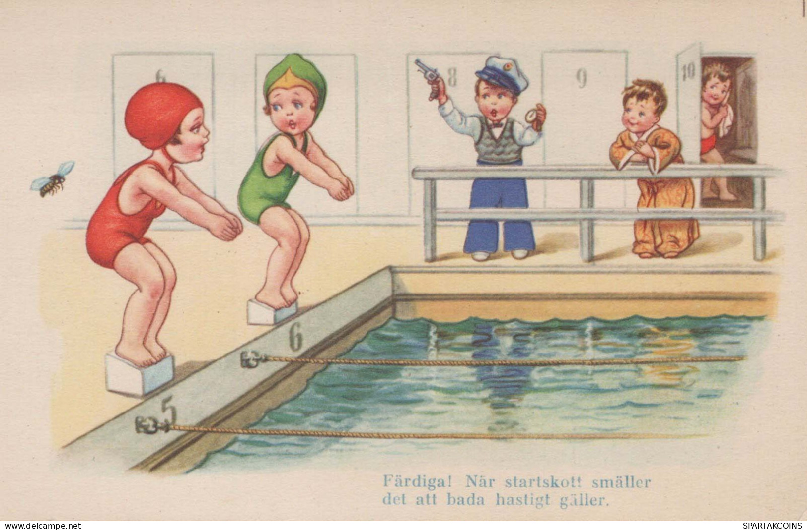 ENFANTS ENFANTS Scène S Paysages Vintage Carte Postale CPSMPF #PKG653.FR - Escenas & Paisajes