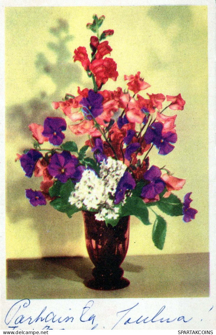 FLEURS Vintage Carte Postale CPA #PKE545.FR - Flowers