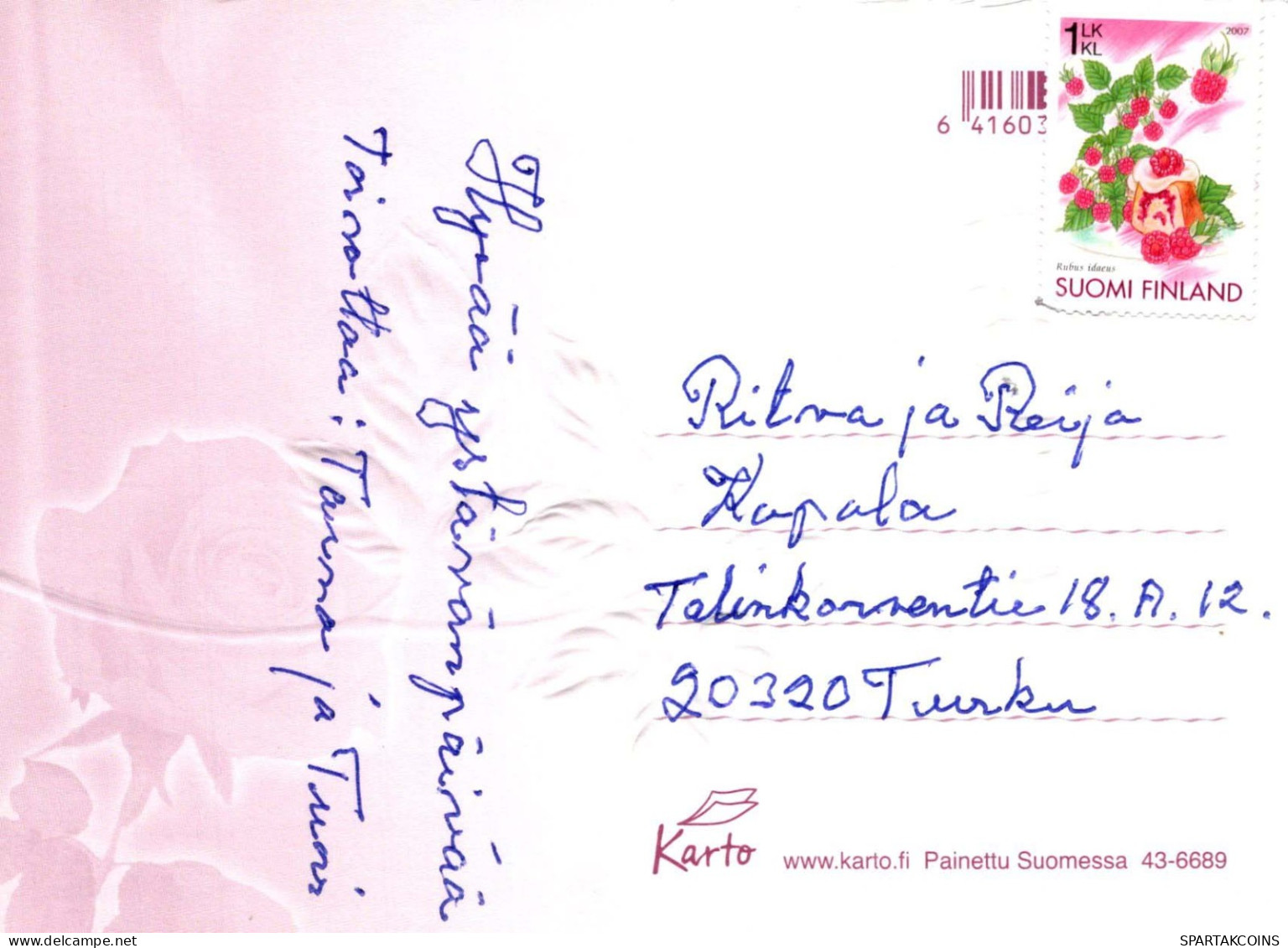 FLEURS Vintage Carte Postale CPSM #PBZ855.FR - Flores