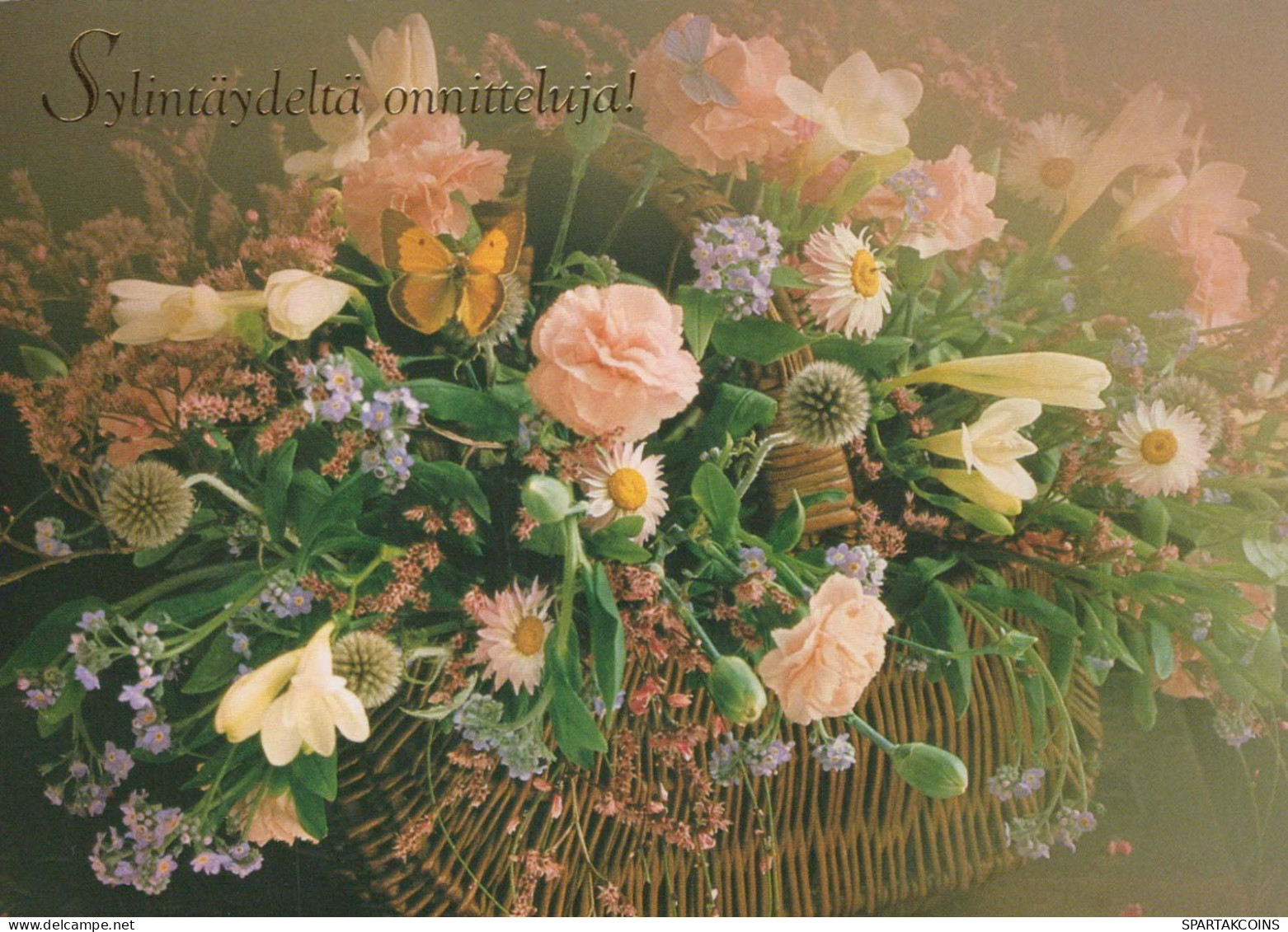 FLEURS Vintage Carte Postale CPSM #PBZ431.FR - Flores