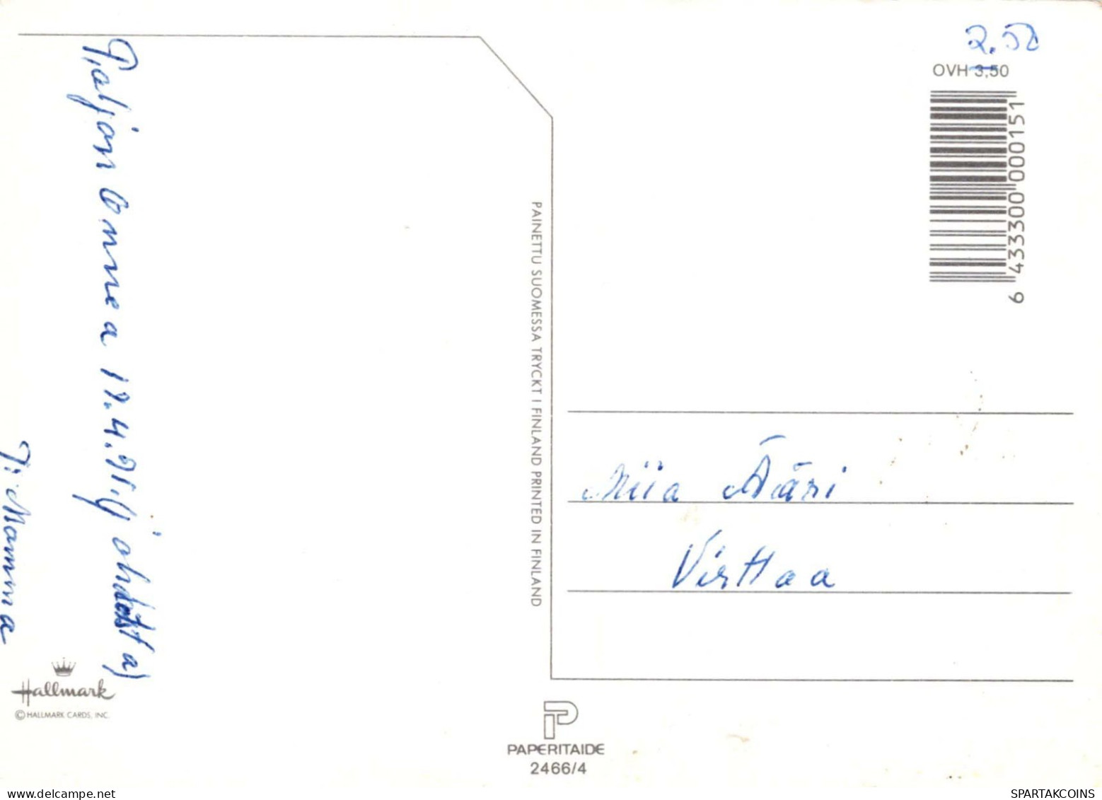 FLEURS Vintage Carte Postale CPSM #PBZ431.FR - Flores
