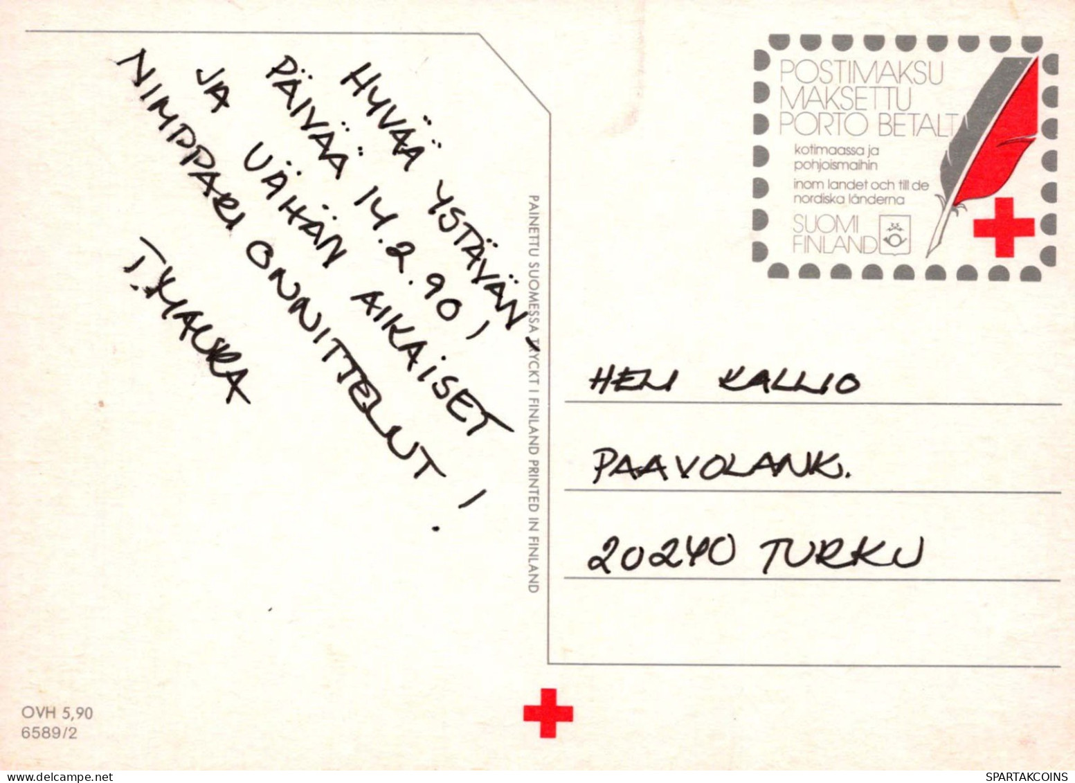 FLEURS Vintage Carte Postale CPSM #PBZ131.FR - Fleurs