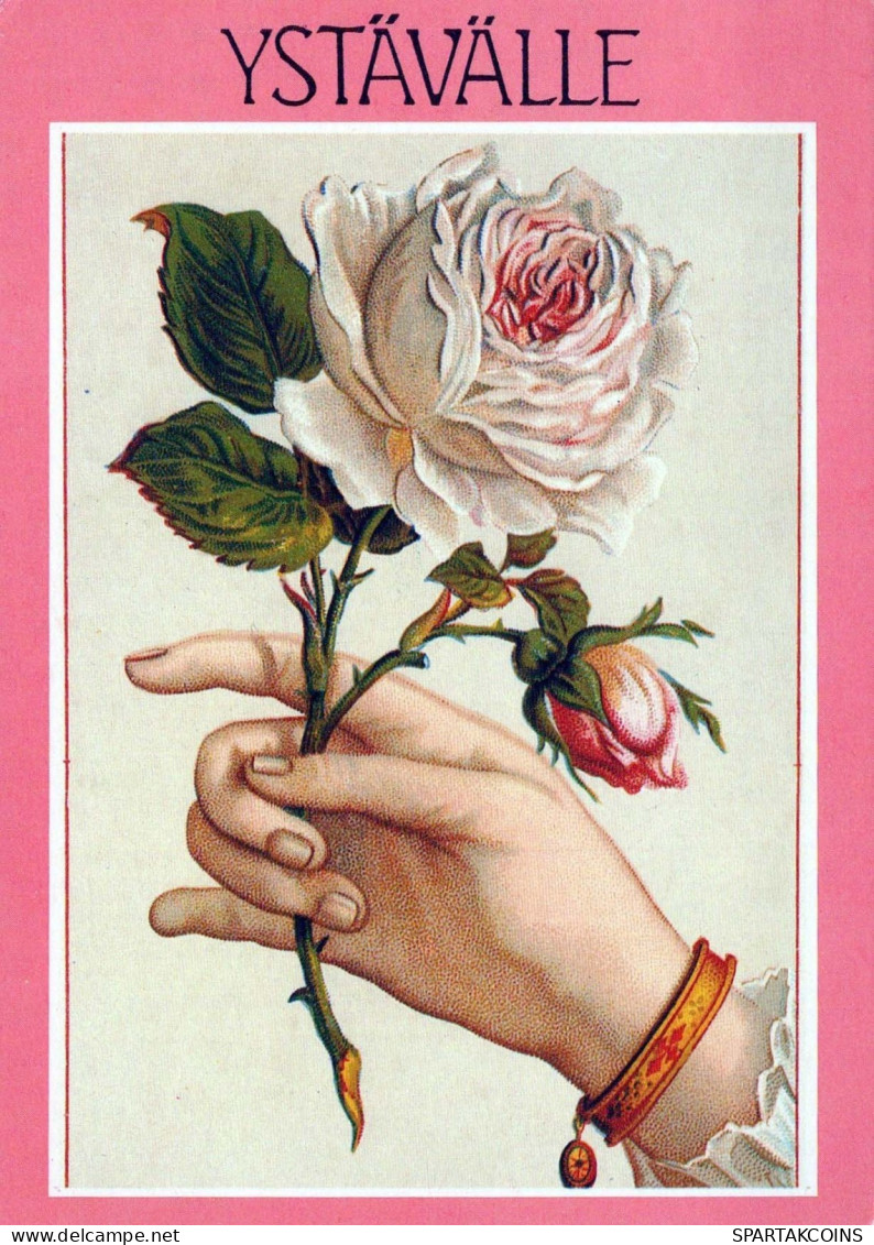 FLEURS Vintage Carte Postale CPSM #PBZ131.FR - Fleurs