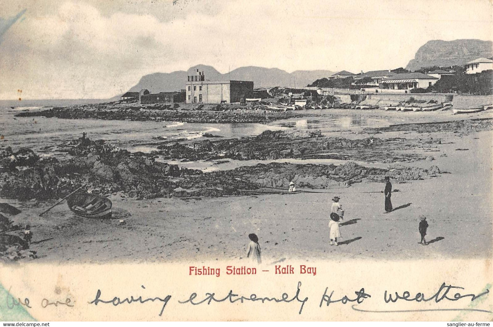 CPA / AFRIQUE DU SUD / FISHING STATION / KALK BAY - Zuid-Afrika