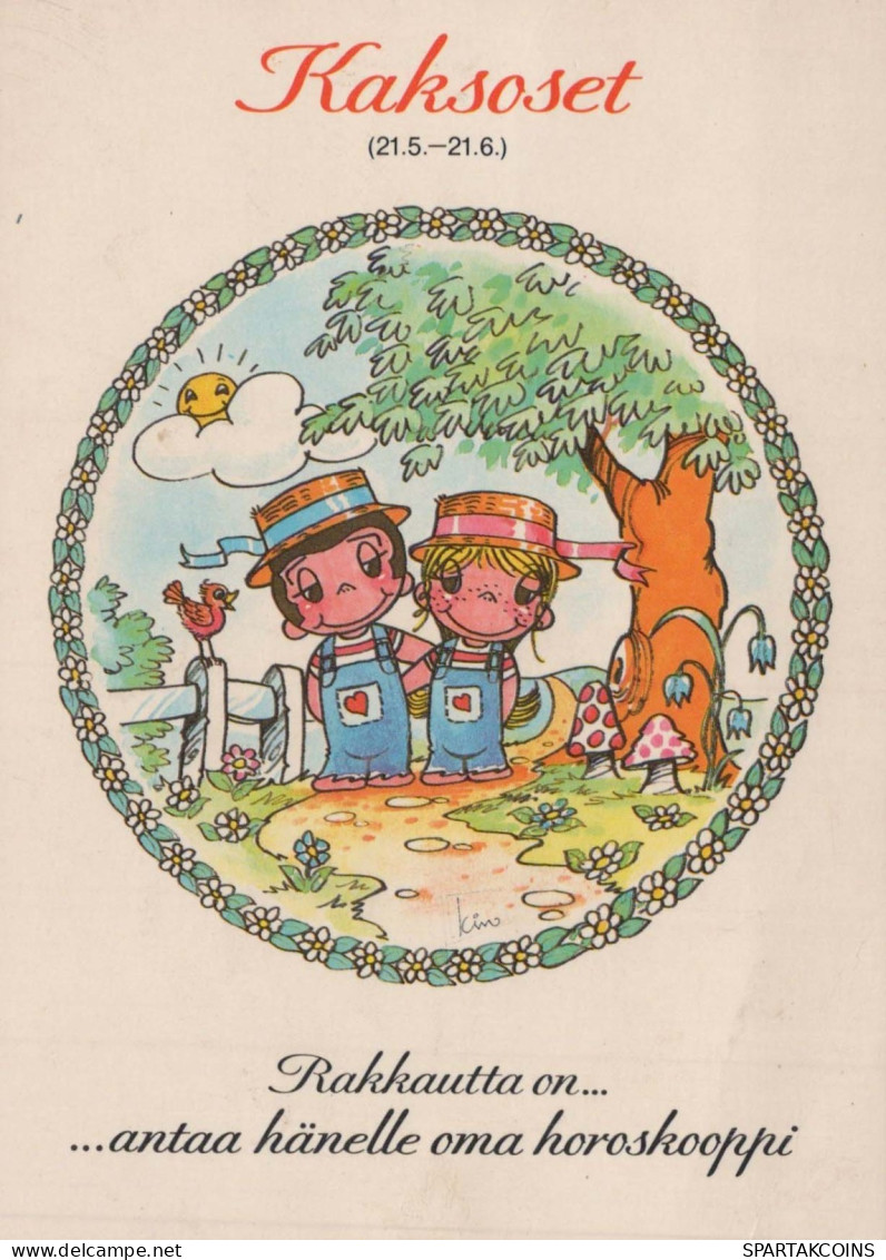 ENFANTS HUMOUR Vintage Carte Postale CPSM #PBV391.FR - Cartes Humoristiques