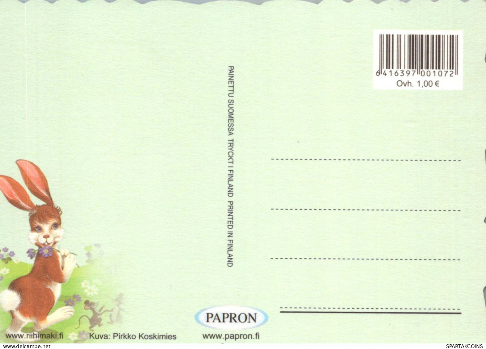 LAPIN Animaux Vintage Carte Postale CPSM #PBR145.FR - Autres & Non Classés