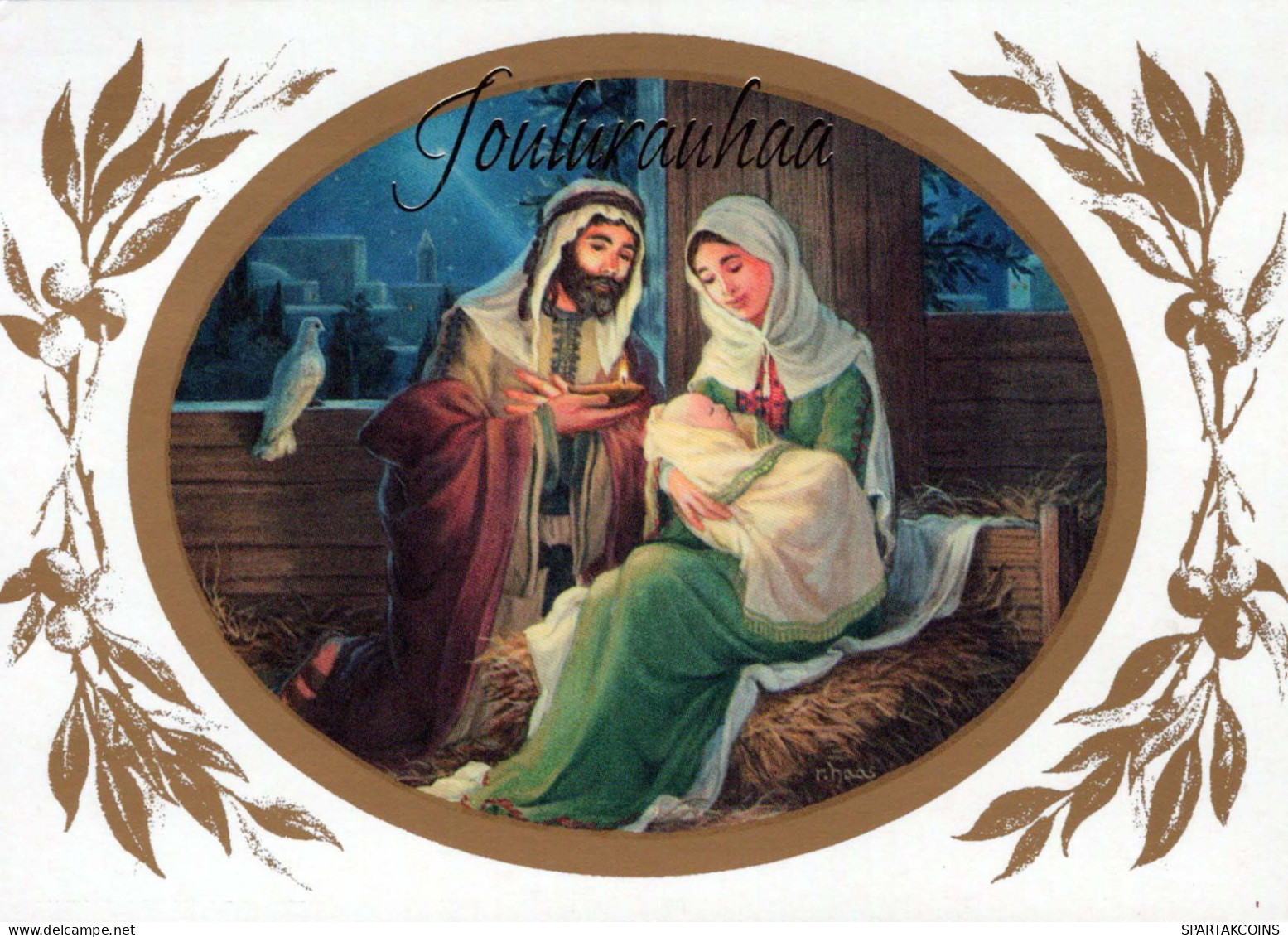 Vierge Marie Madone Bébé JÉSUS Noël Religion Vintage Carte Postale CPSM #PBP791.FR - Vierge Marie & Madones