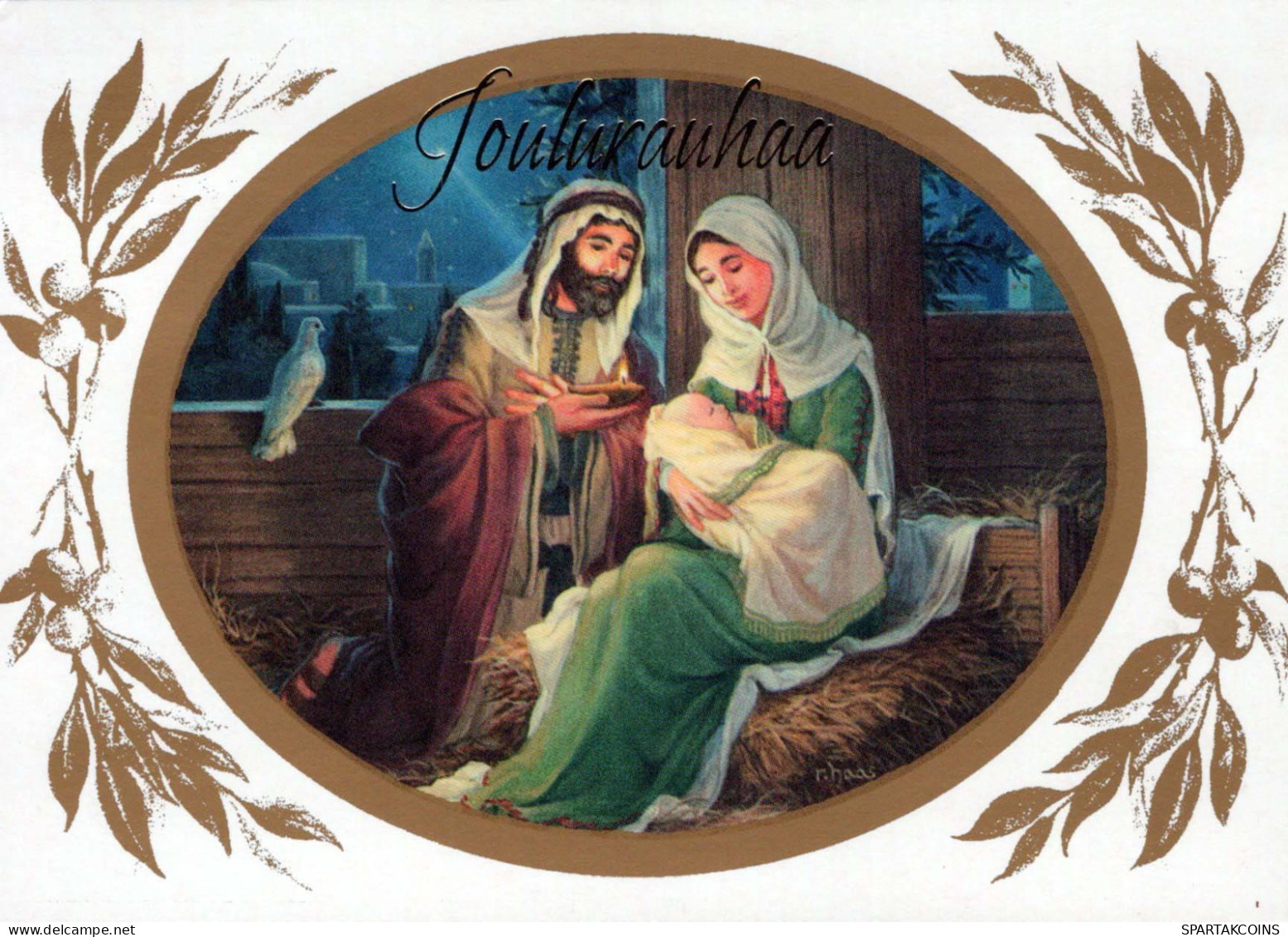 Vierge Marie Madone Bébé JÉSUS Noël Religion Vintage Carte Postale CPSM #PBP791.FR - Jungfräuliche Marie Und Madona