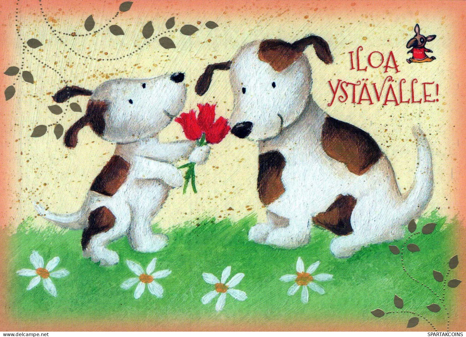 CHIEN Animaux Vintage Carte Postale CPSM #PBQ702.FR - Dogs