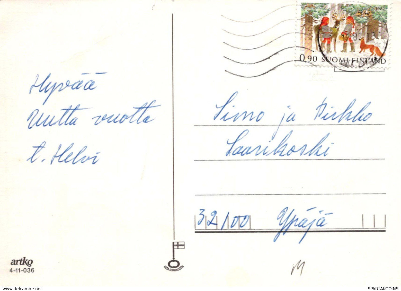 ANGE Noël Vintage Carte Postale CPSM #PBP405.FR - Anges