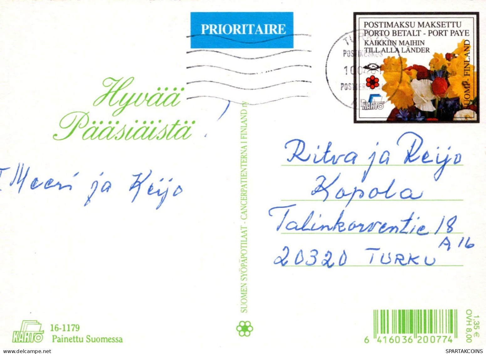 PÂQUES LAPIN Vintage Carte Postale CPSM #PBO405.FR - Pâques