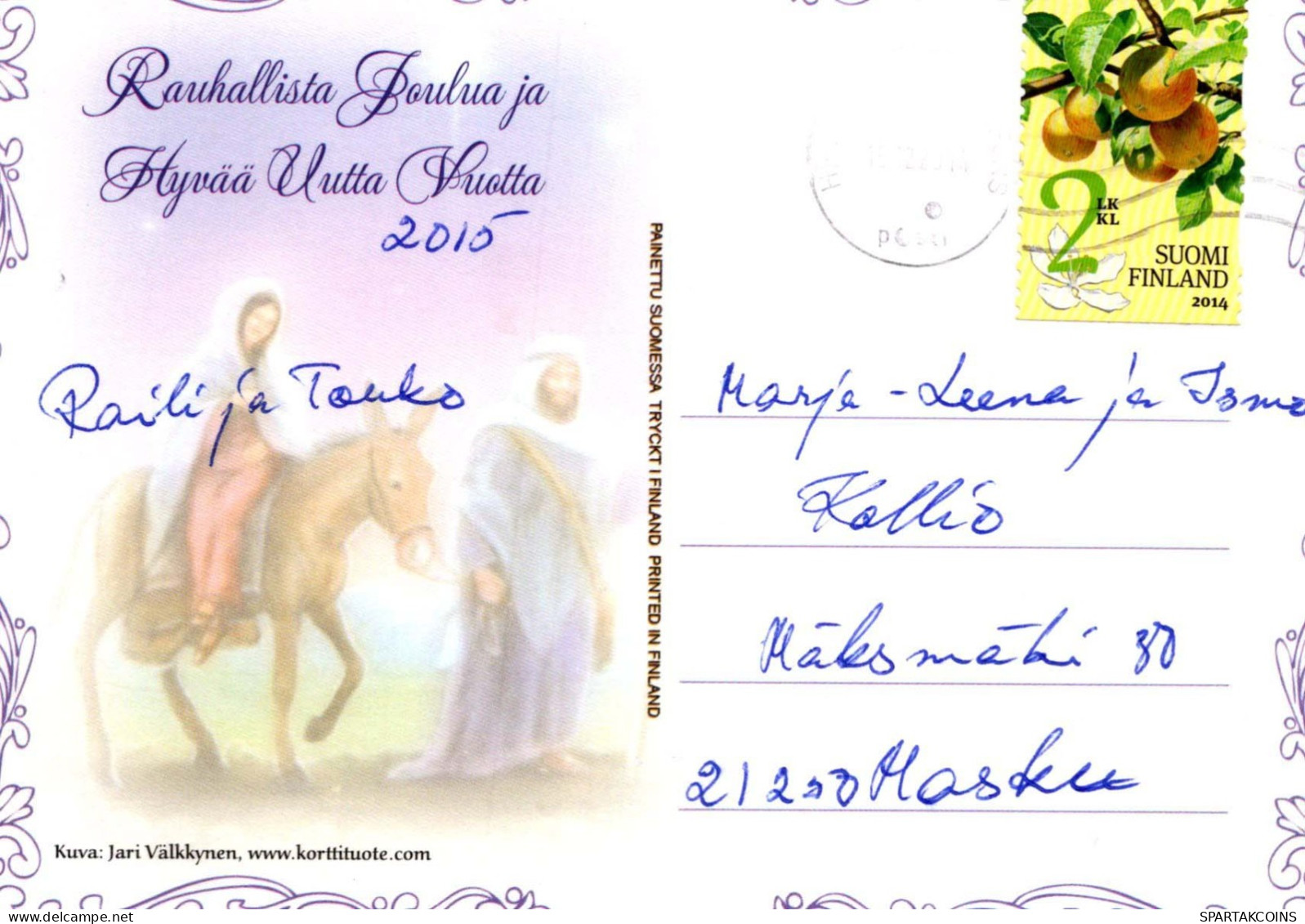 SAINT Religione Cristianesimo Vintage Cartolina CPSM #PBA464.IT - Santos