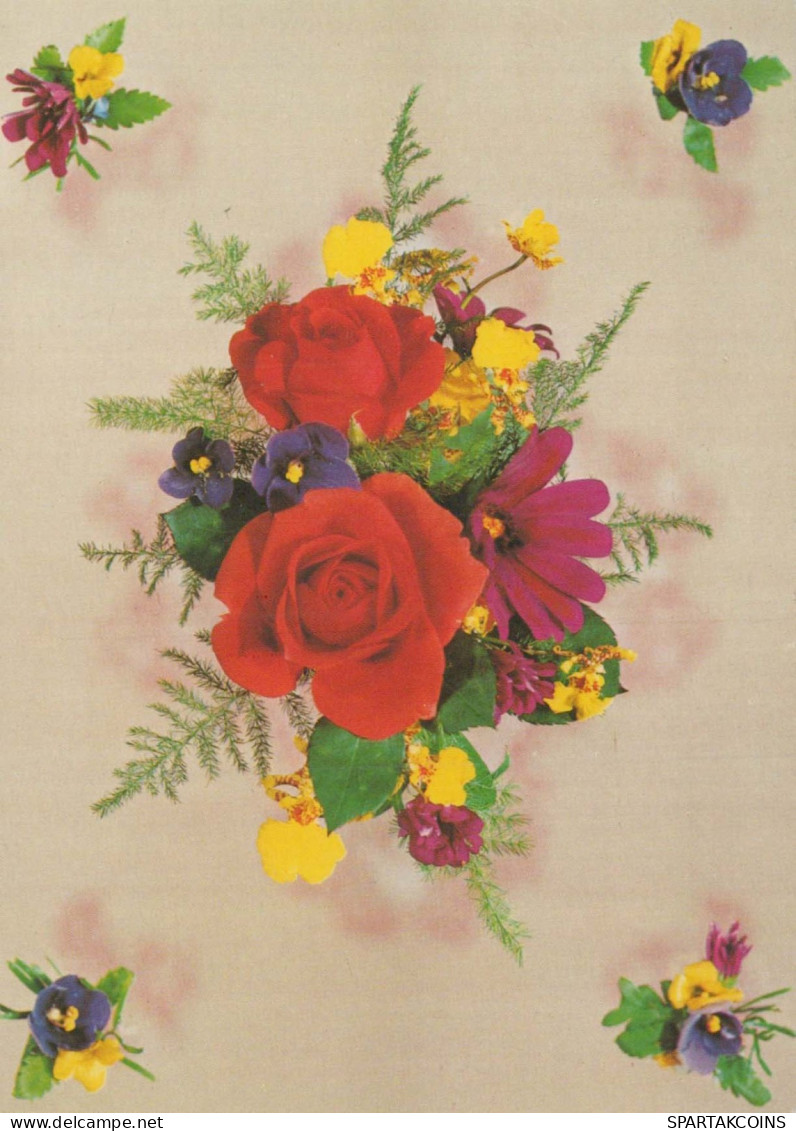 FIORI Vintage Cartolina CPSM #PAS086.IT - Blumen