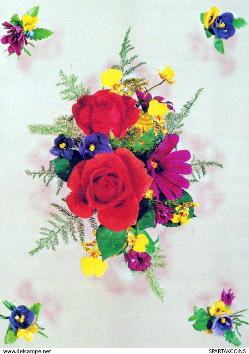 FIORI Vintage Cartolina CPSM #PAS086.IT - Flores