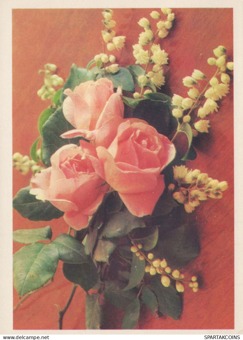 FIORI Vintage Cartolina CPSM #PAR425.IT - Fiori