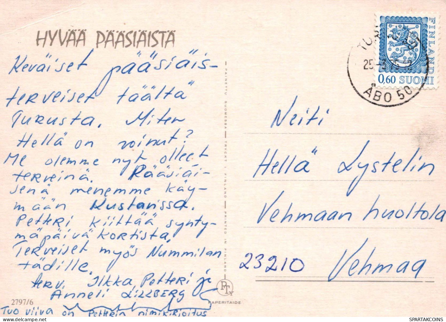 FIORI Vintage Cartolina CPSM #PAR063.IT - Bloemen