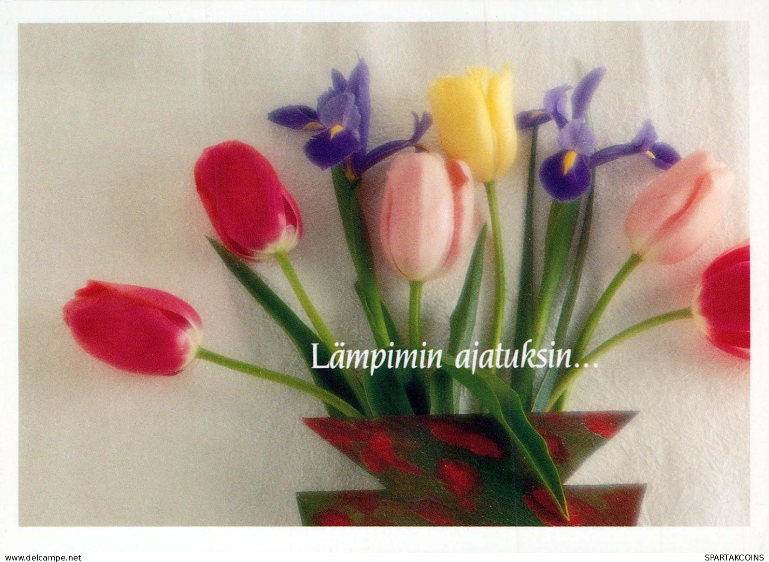 FIORI Vintage Cartolina CPSM #PAR124.IT - Flowers