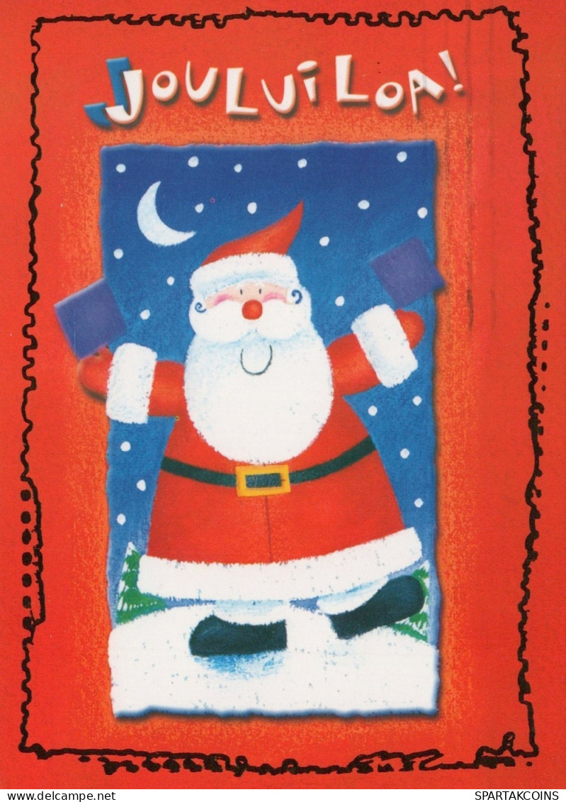 BABBO NATALE Natale Vintage Cartolina CPSM #PAJ653.IT - Santa Claus