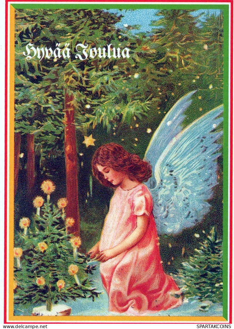 ANGELO Buon Anno Natale Vintage Cartolina CPSM #PAJ260.IT - Engel