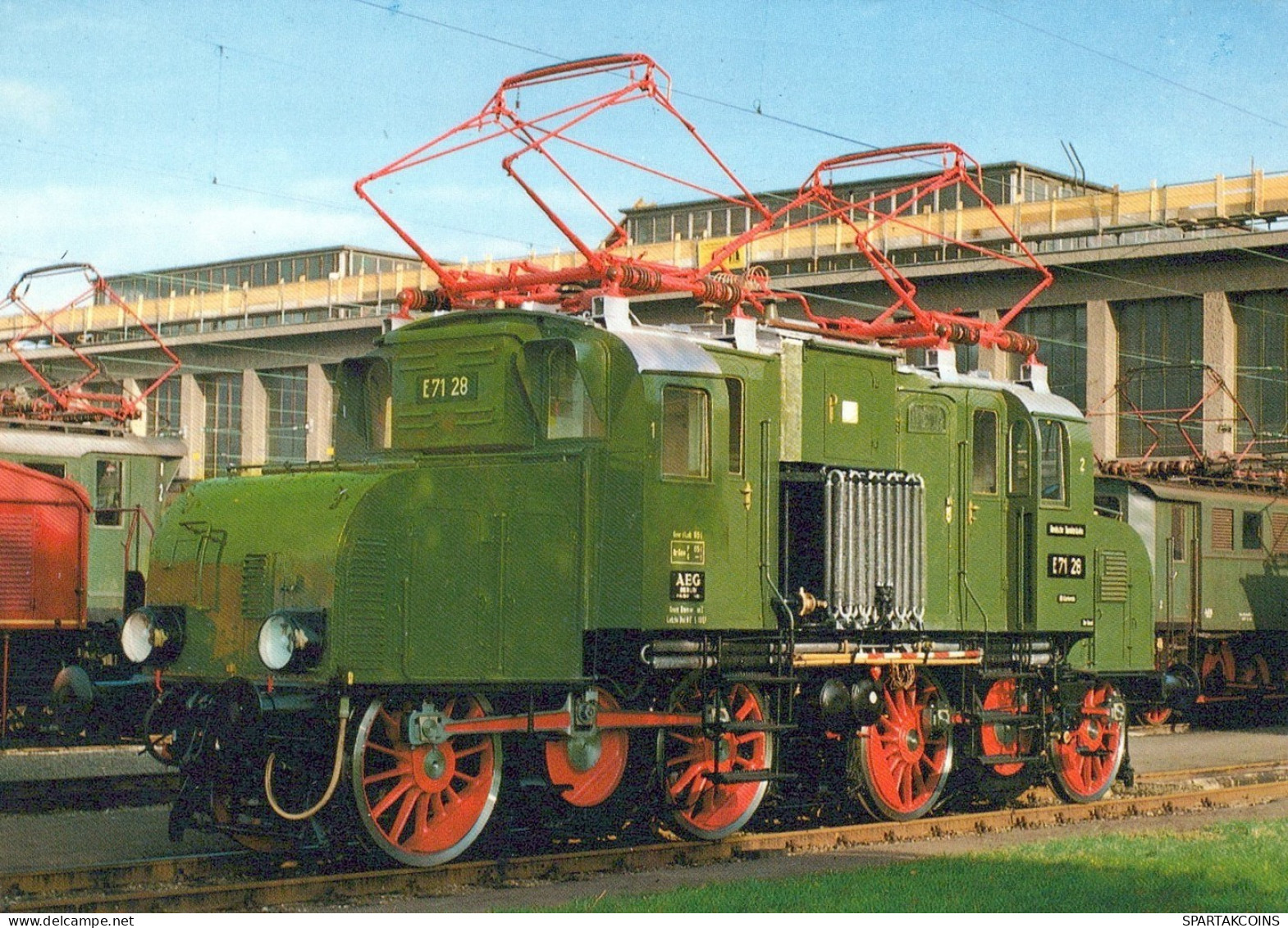 TRENO TRASPORTO FERROVIARIO Vintage Cartolina CPSM #PAA870.IT - Trains