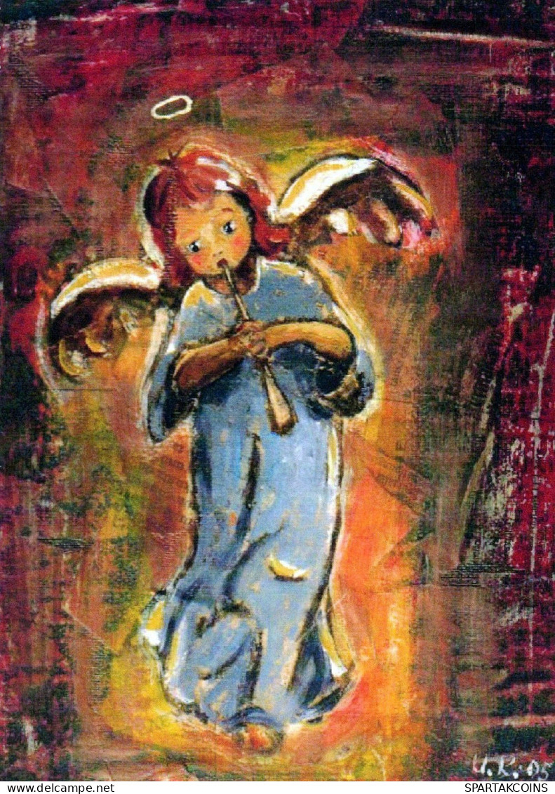 ANGELO Buon Anno Natale Vintage Cartolina CPSM #PAH310.IT - Angels