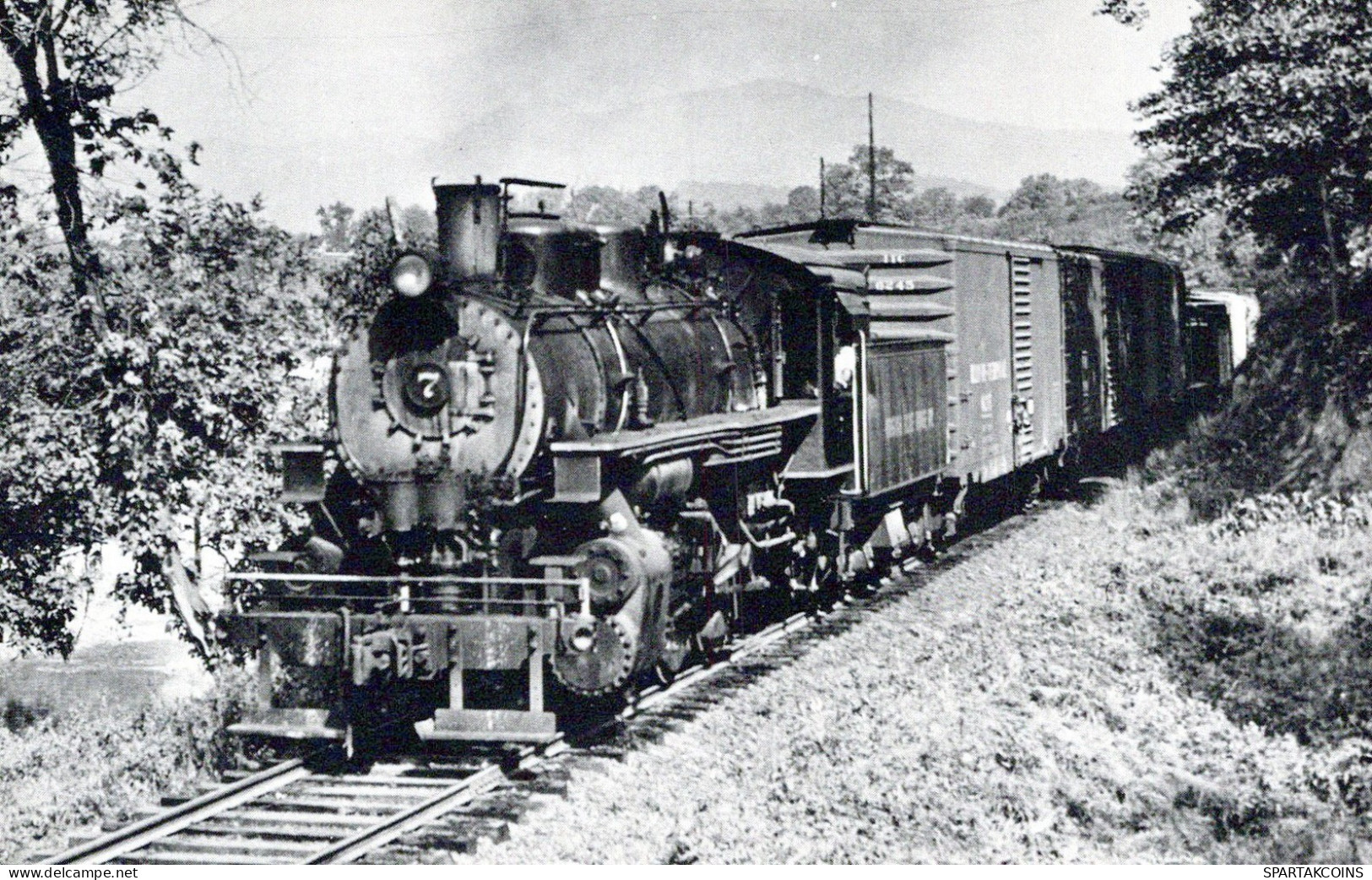 TRENO TRASPORTO FERROVIARIO Vintage Cartolina CPSMF #PAA463.IT - Trains