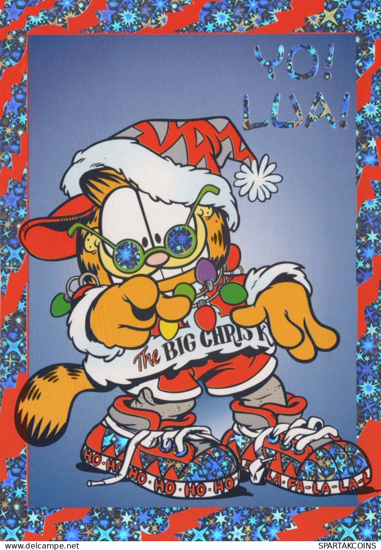 Neujahr Weihnachten LENTICULAR 3D Vintage Ansichtskarte Postkarte CPSM #PAZ090.DE - Nouvel An