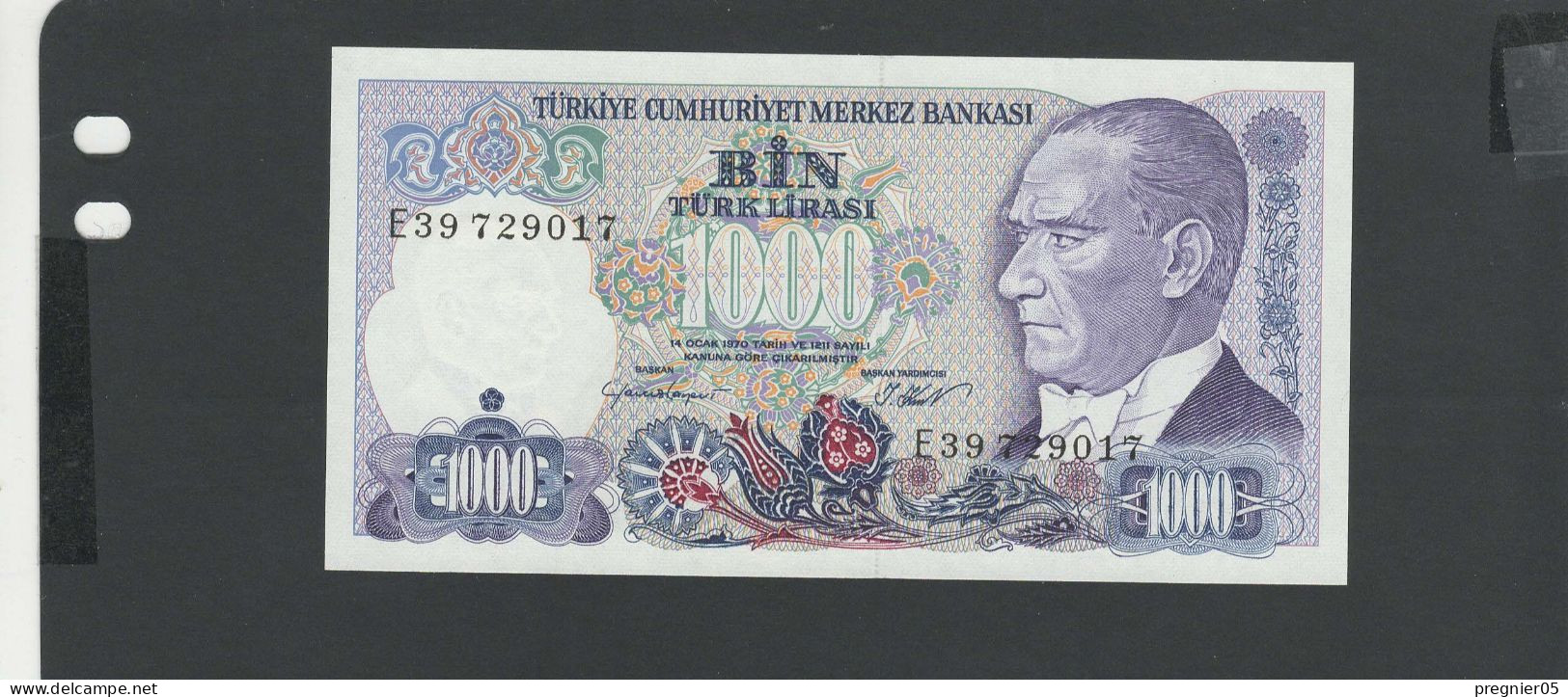 TURQUIE - LOT 9 Billets TB à NEUF/VG à UNC