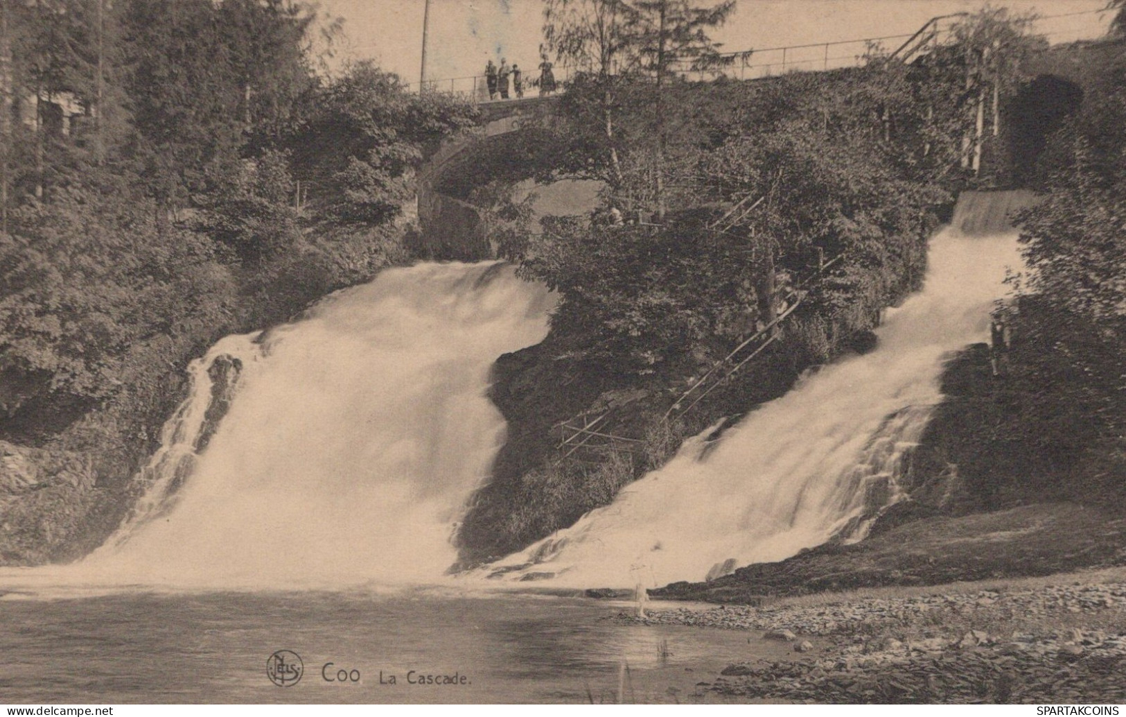 BELGIEN COO WASSERFALL Provinz Lüttich (Liège) Postkarte CPA Unposted #PAD074.DE - Stavelot