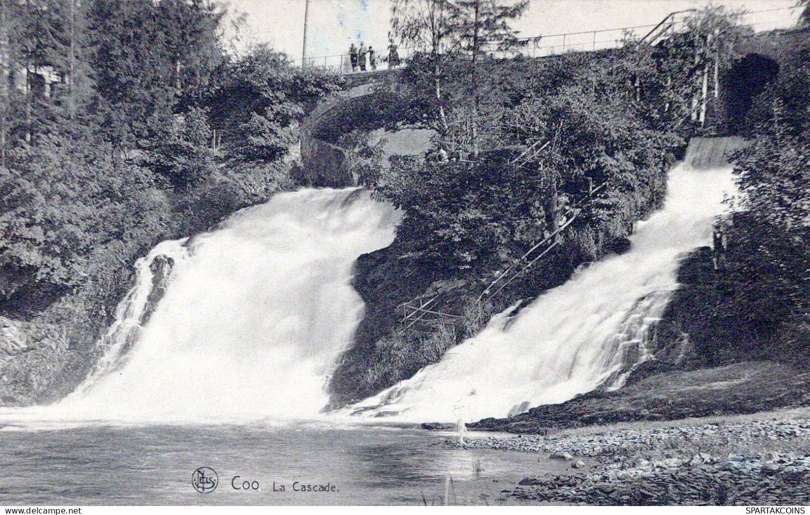 BELGIEN COO WASSERFALL Provinz Lüttich (Liège) Postkarte CPA Unposted #PAD074.DE - Stavelot