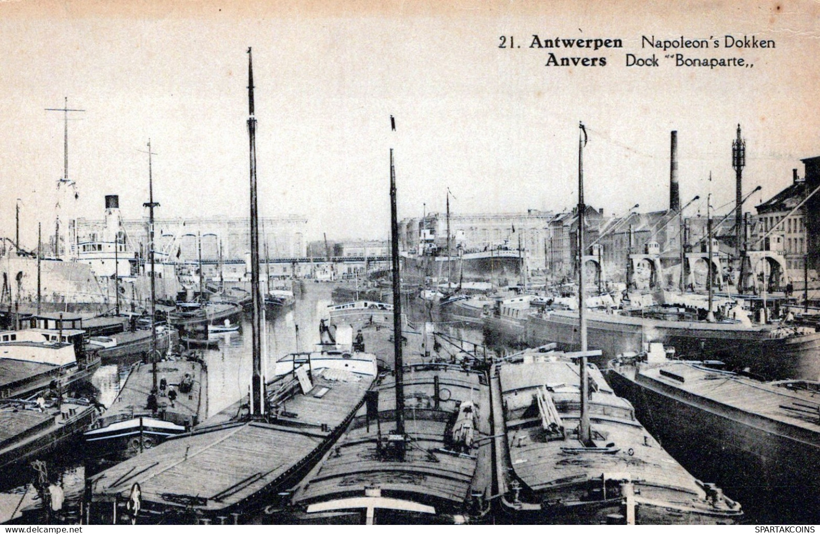 BELGIEN ANTWERPEN Postkarte CPA Unposted #PAD263.DE - Antwerpen