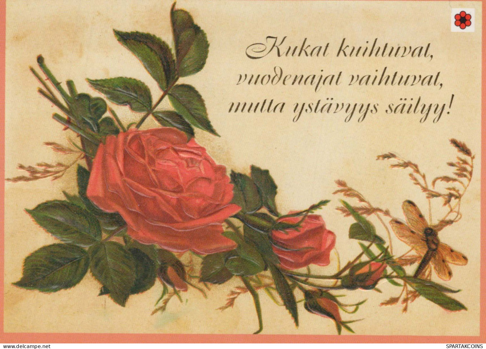 FLOWERS Vintage Ansichtskarte Postkarte CPSM #PBZ856.DE - Fleurs
