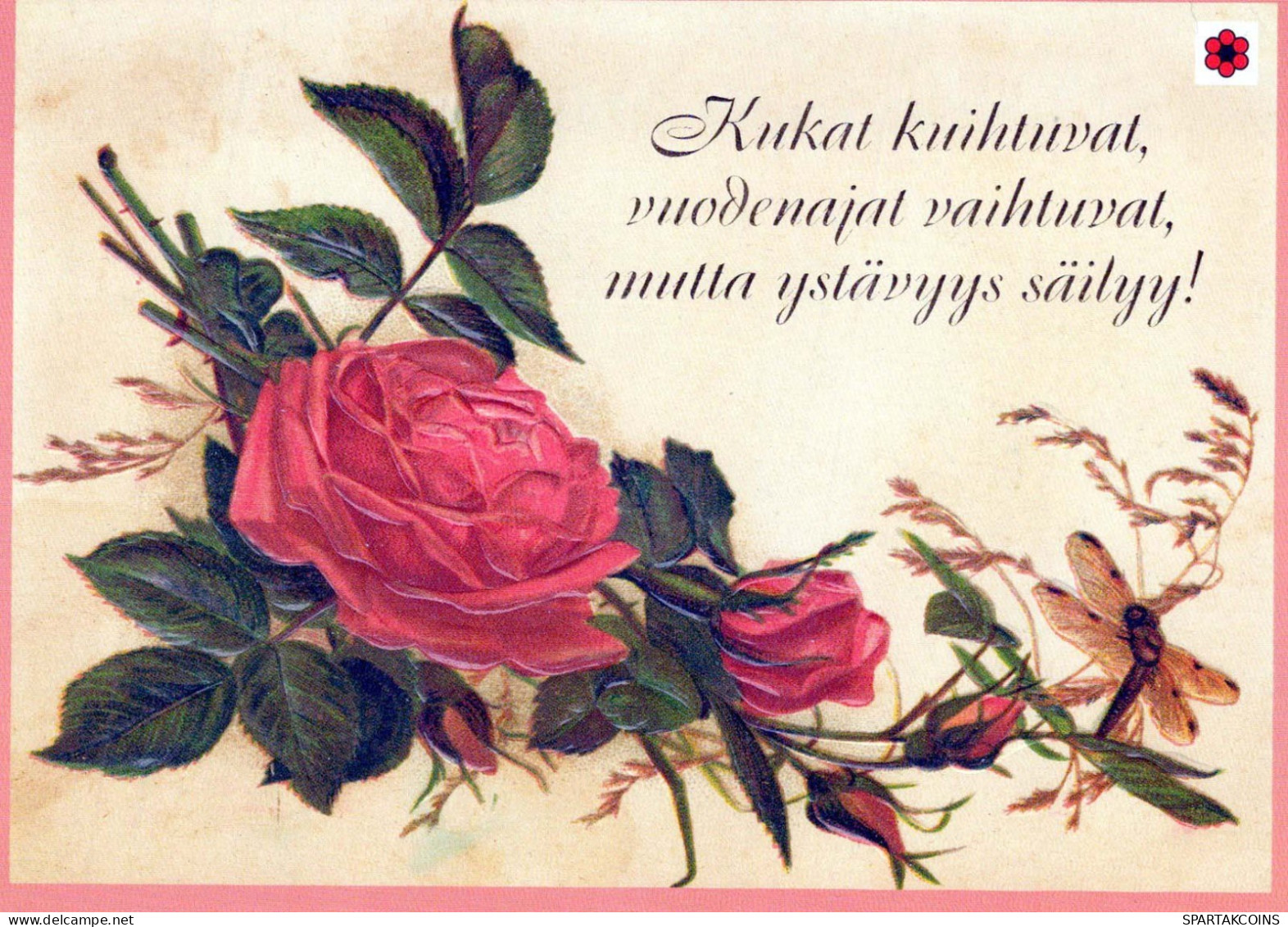 FLOWERS Vintage Ansichtskarte Postkarte CPSM #PBZ856.DE - Fleurs