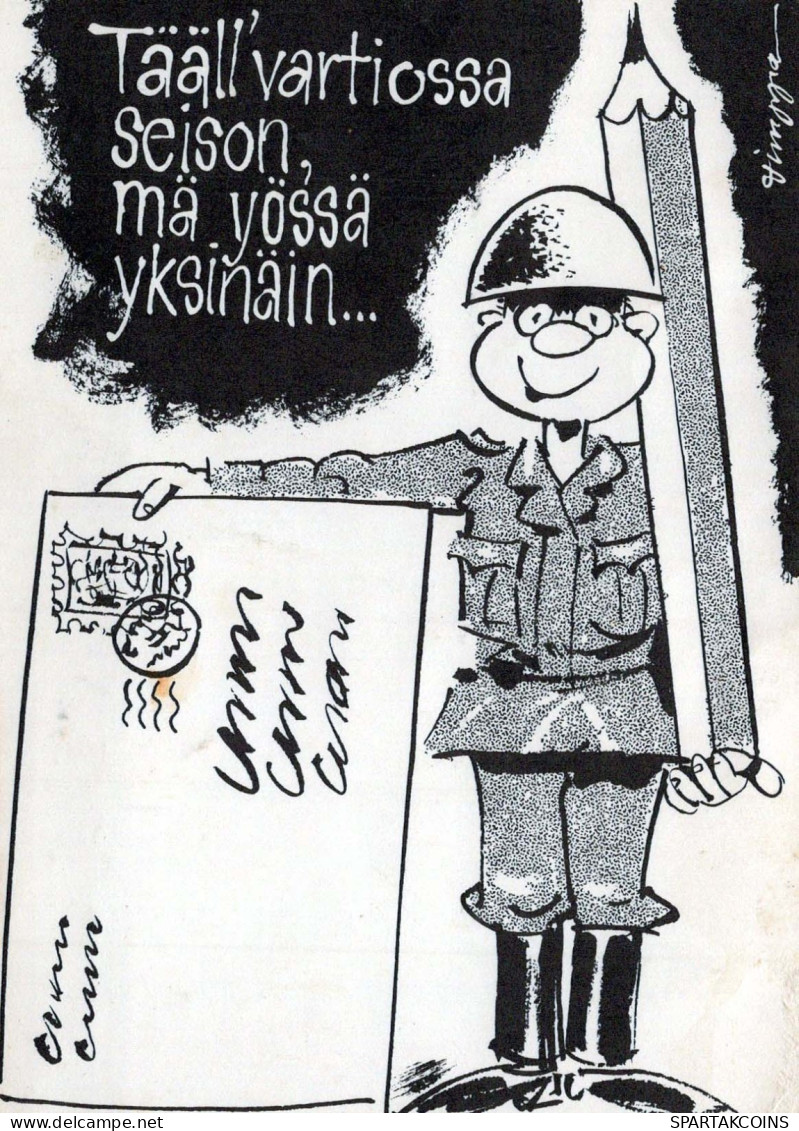 SOLDAT HUMOR Militaria Vintage Ansichtskarte Postkarte CPSM #PBV823.DE - Humour