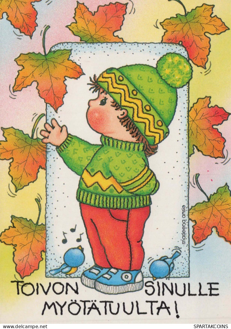 KINDER HUMOR Vintage Ansichtskarte Postkarte CPSM #PBV330.DE - Cartes Humoristiques