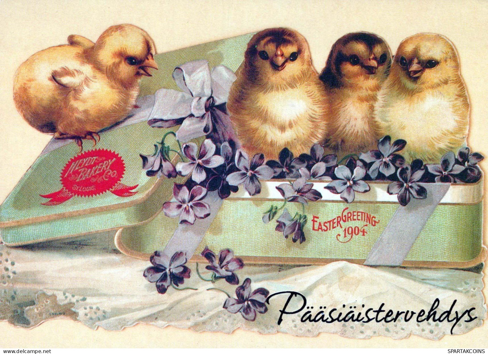 OSTERN HUHN Vintage Ansichtskarte Postkarte CPSM #PBO970.DE - Pâques