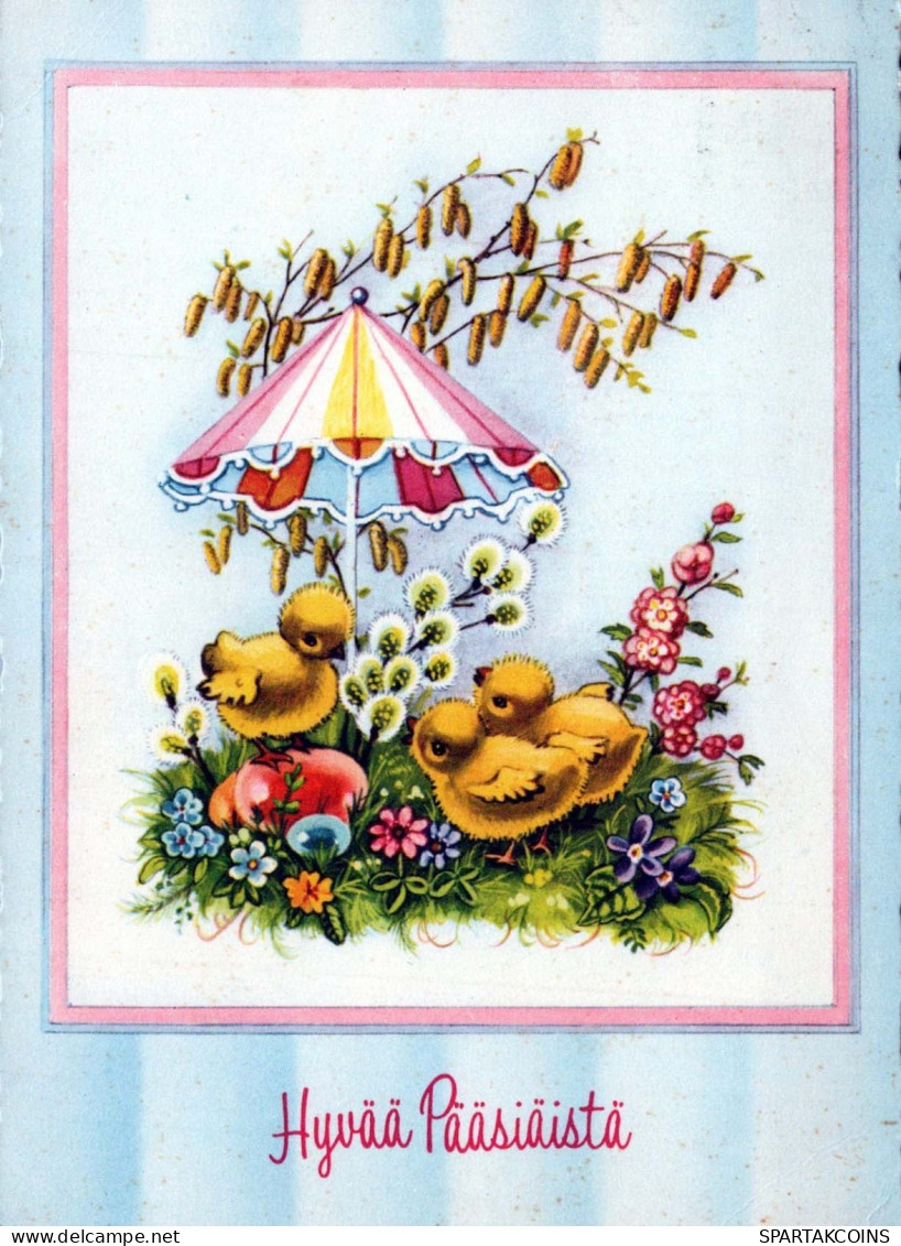 OSTERN EI Vintage Ansichtskarte Postkarte CPSM #PBO214.DE - Ostern