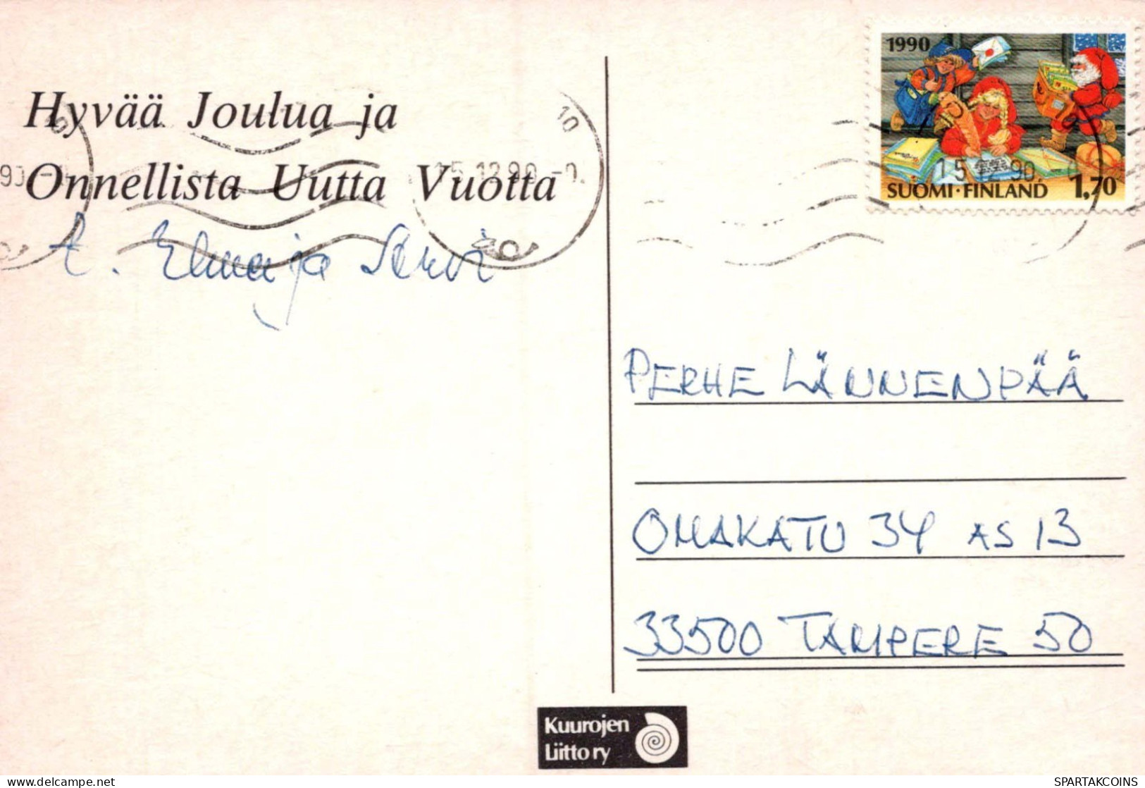 Neujahr Weihnachten Vintage Ansichtskarte Postkarte CPSM #PBN226.DE - Nouvel An