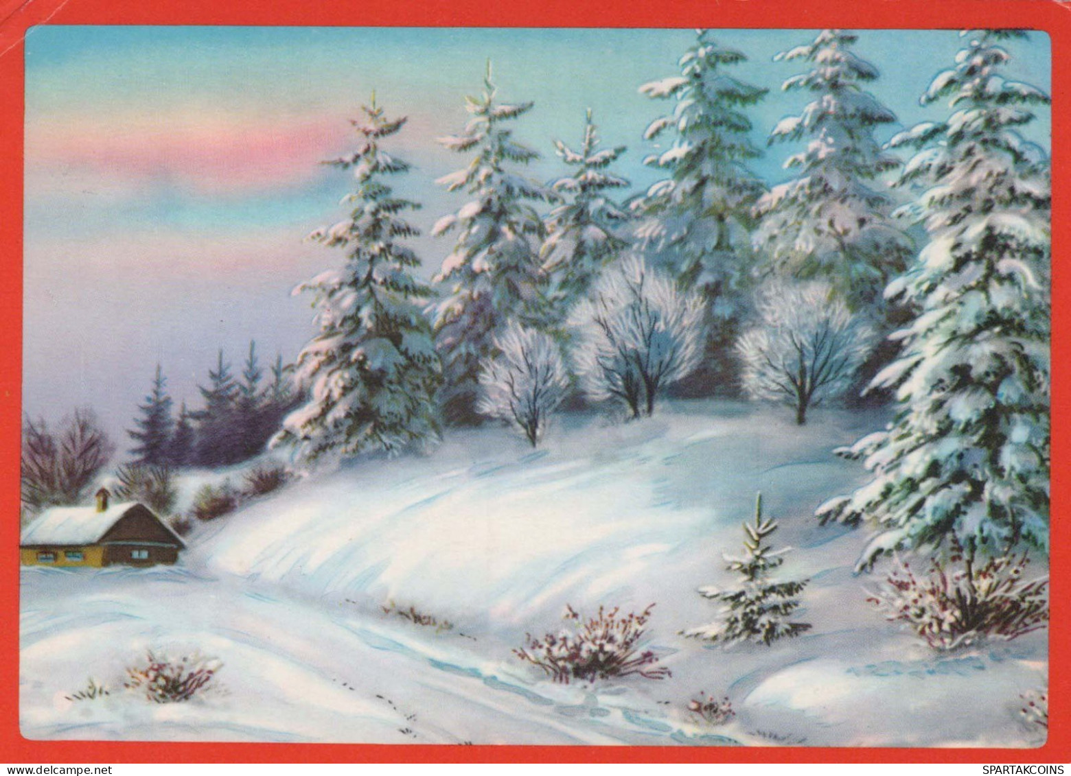 Neujahr Weihnachten Vintage Ansichtskarte Postkarte CPSM #PBN288.DE - Nouvel An