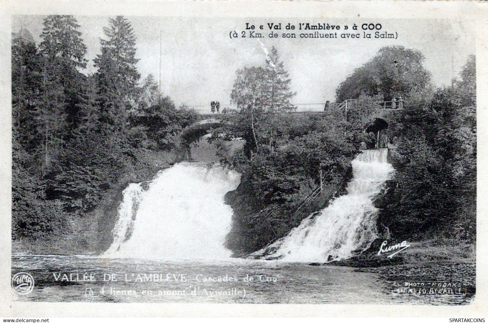 BELGIO COO WATERFALL Provincia Di Liegi Cartolina CPA Unposted #PAD200.IT - Stavelot