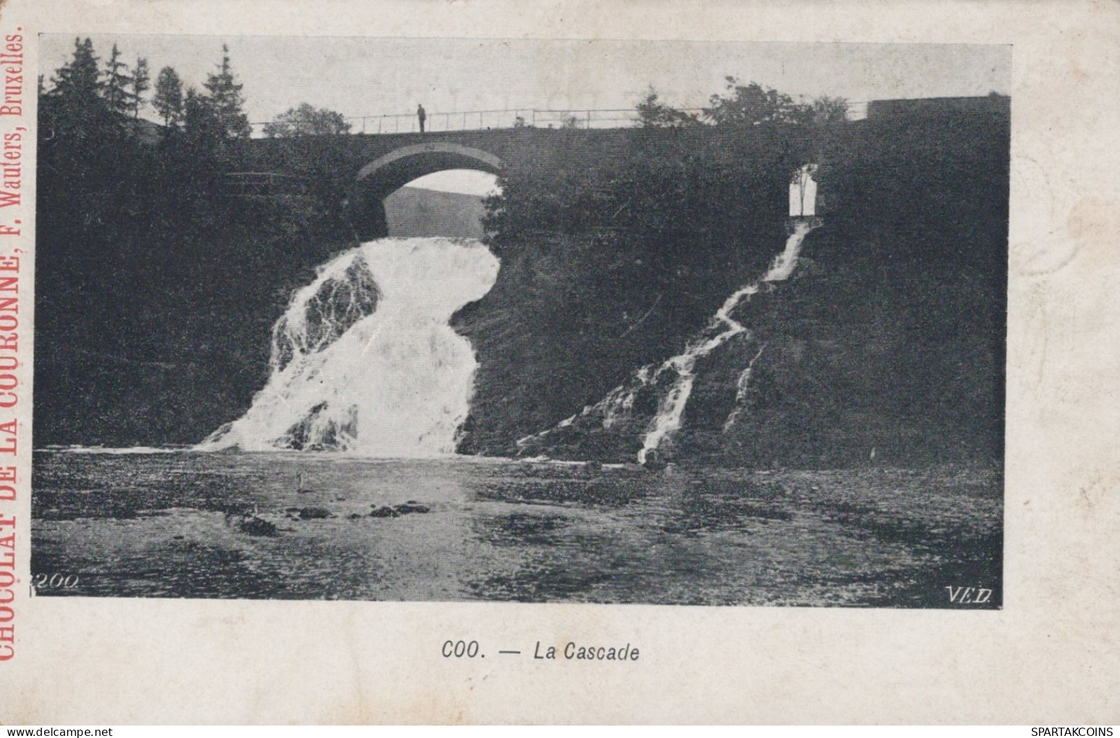 BELGIO COO WATERFALL Provincia Di Liegi Cartolina CPA Unposted #PAD075.IT - Stavelot