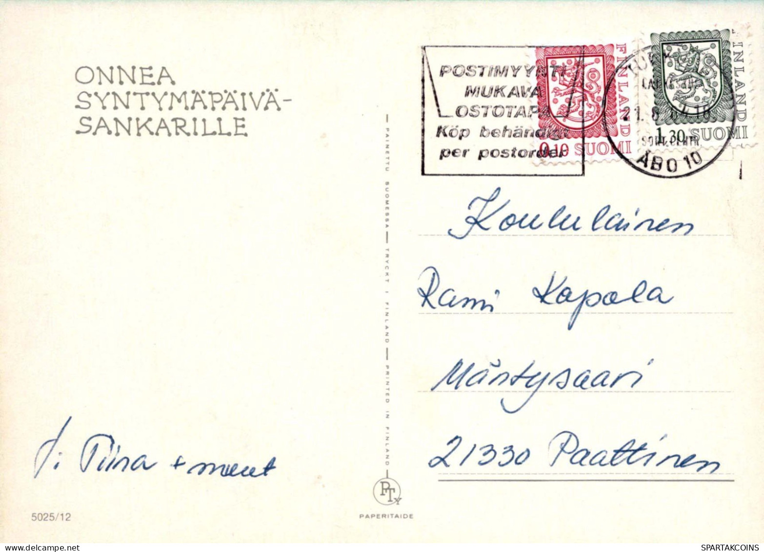 BUON COMPLEANNO 9 Años RAGAZZO BAMBINO Vintage Postal CPSM #PBT856.IT - Anniversaire